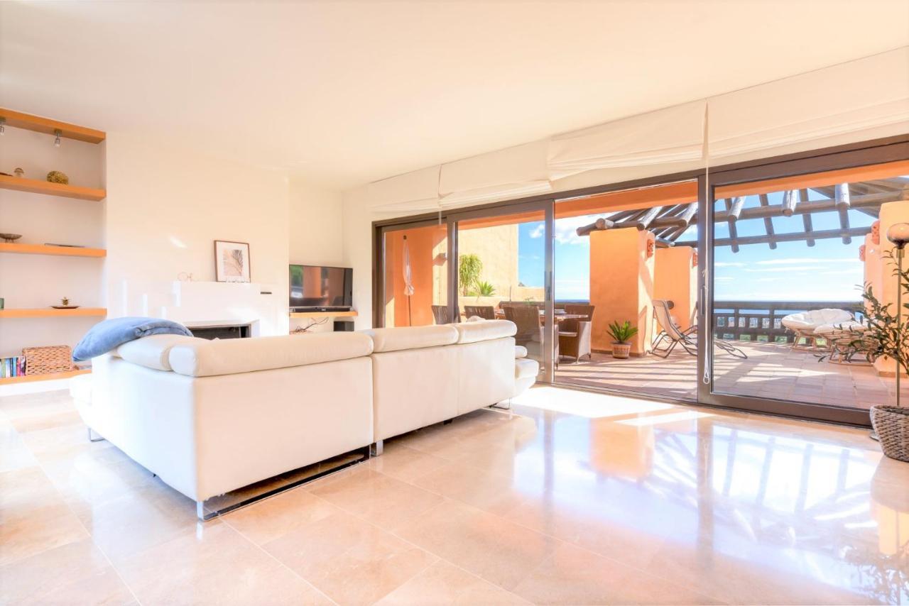 9 Penthouse With Amazing Sea Views, Close To Golf Manilva Duquesa Dış mekan fotoğraf